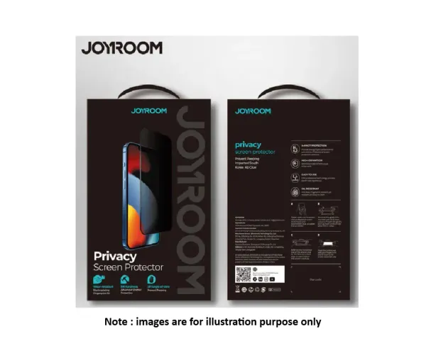 iPhone 15 Pro Max Joyroom Premium Privacy HD Glass Protector