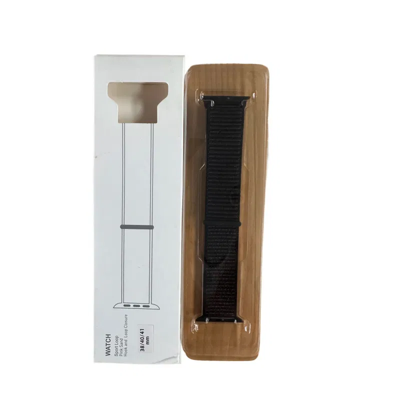 PZMK Apple Watch Official Black Nylon Band 38mm/40mm/41mm Carousel 1