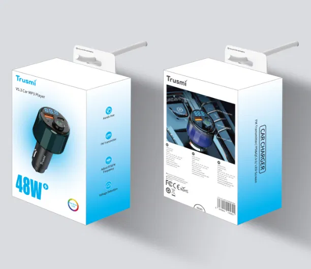 TRUSMI 48W A+C Car Charger and FM Transmitter CC11-011