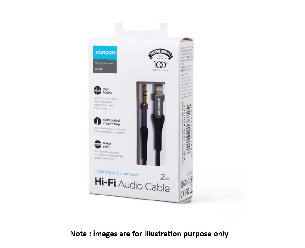 Lightning to AUX Cable Joyroom SY-A02