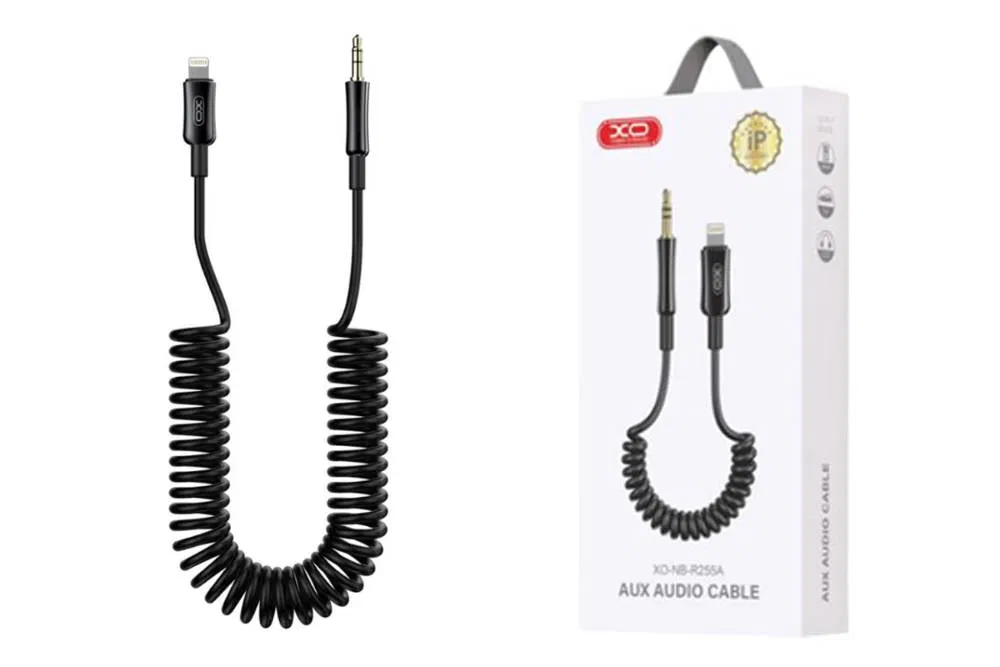 XO NB-R255A Audio Adaptor Lightning to 3.5mm Aux Cable