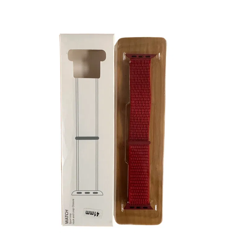 PZMK Apple Watch Red Nylon Band 42mm/44mm/45mm/49mm