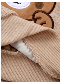 Baby Boy Bear Embroidery Teddy Sweatshirt & Pants Carousel 9