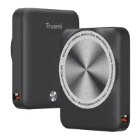 Trusmi PD22.5W ULTRA MINI MAGNATIC WIRELESS(15W) POWER BANK 10000mAh Black PB09-011
