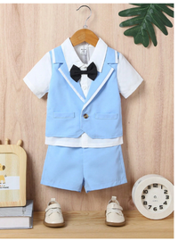 Baby Boy Letter Graphic Hoodie & Sweatpants