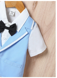 Baby Boy Letter Graphic Hoodie & Sweatpants Carousel 2