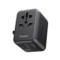 Trusmi Travel Charger / Travel Adapter 68W 3C2A Travel Charger with Cable Black CH18-02