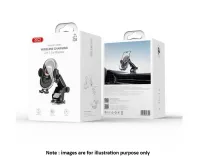 XO WX038 Sensor Wireless Charging Car Phone Holder Black