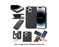 iPhone 15 Pro Max Black Hanman Mika Back Wallet Case