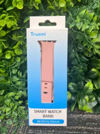 Trusmi Light Pink Silicon Watch Band 42mm 44mm 45mm 49mm